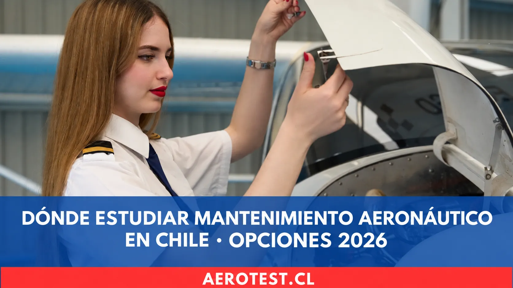 Dónde estudiar mantenimiento aeronáutico en Chile: opciones 2026