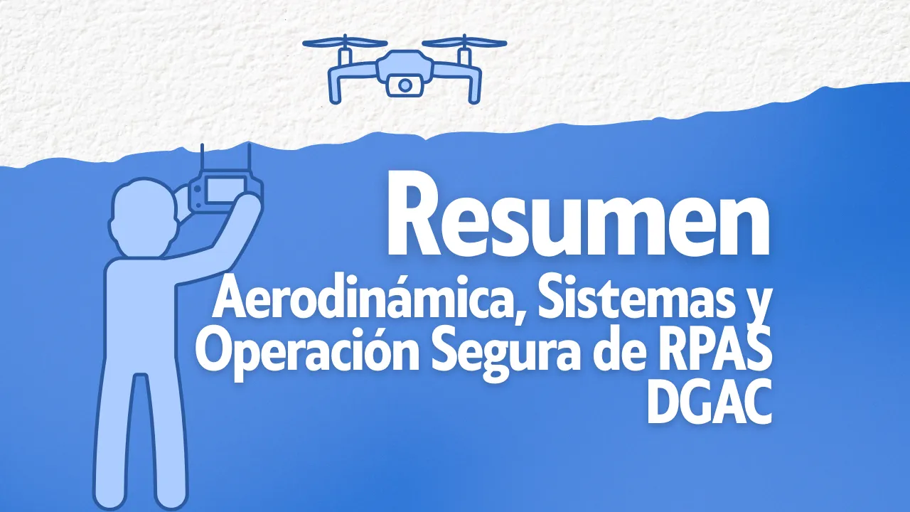 Resumen - Aerodinámica, Sistemas y Operación Segura de RPAS
