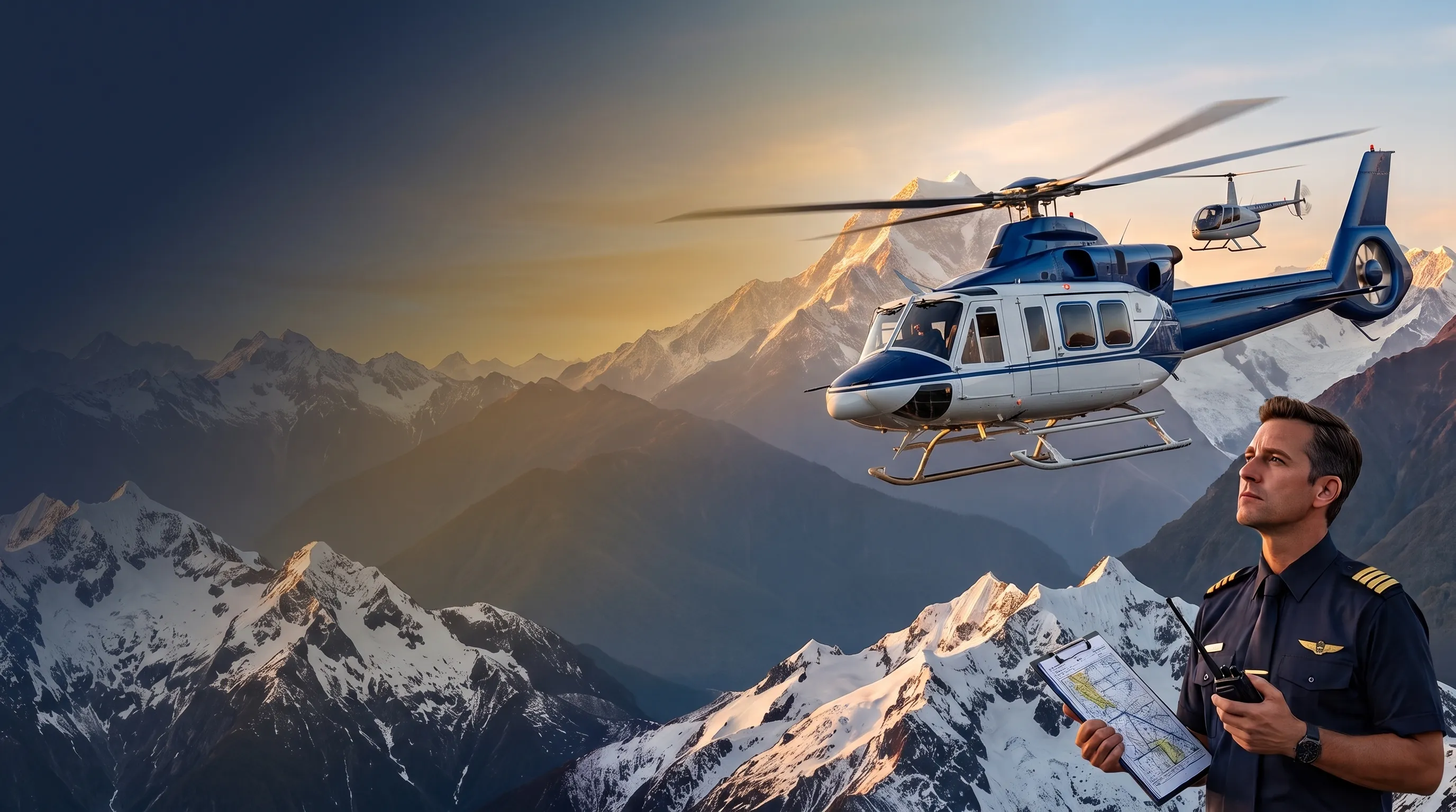 Test of Chilean Regulations Helicopter