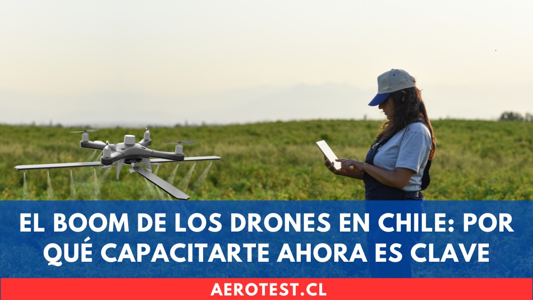 El Boom de los Drones en Chile: Por Qué Capacitarte Ahora es Clave para tu Futuro Profesional