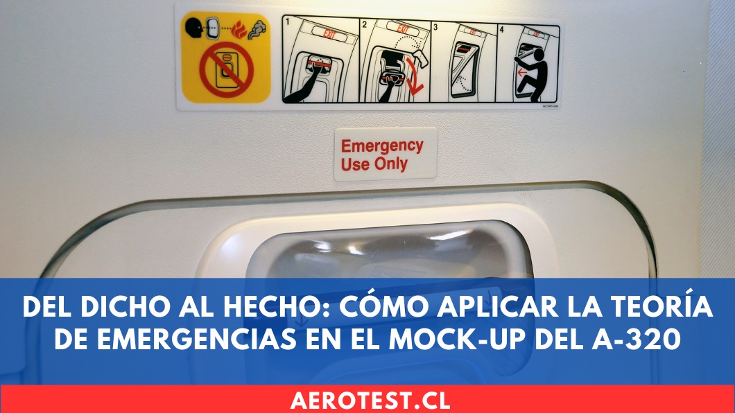 Del dicho al hecho: Cómo aplicar la teoría de emergencias en el mock-up del A-320