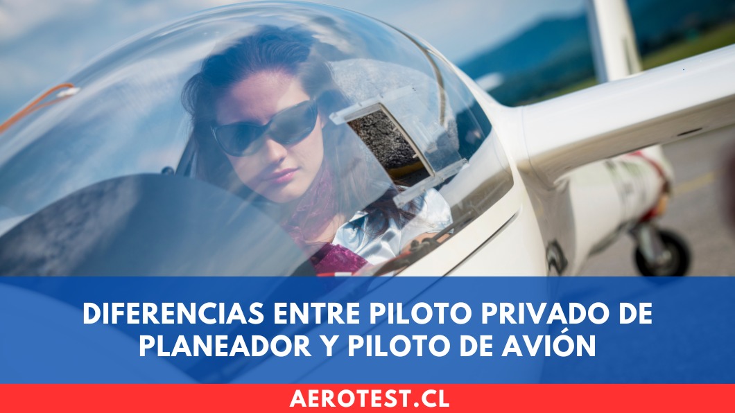 Diferencias entre Piloto Privado de Planeador y Piloto de Avión
