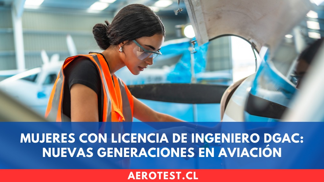 Mujeres con Licencia de Ingeniero DGAC: nuevas generaciones en aviación