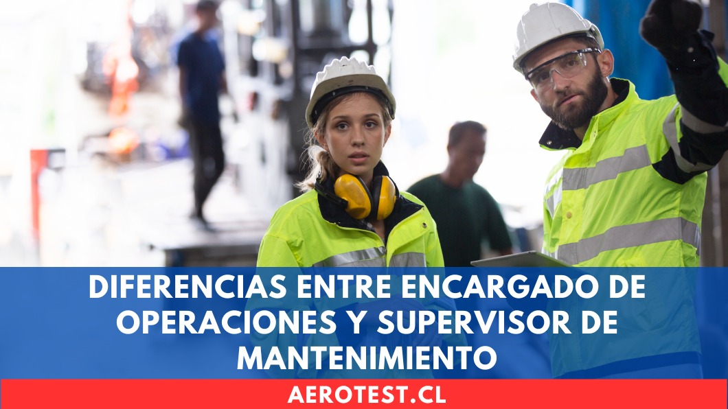 Diferencias entre Encargado de Operaciones y Supervisor de Mantenimiento