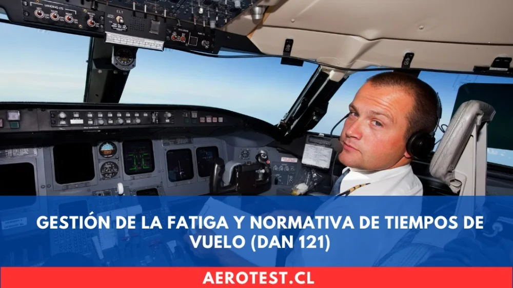 Gestión de la Fatiga y Normativa de Tiempos de Vuelo (DAN 121)