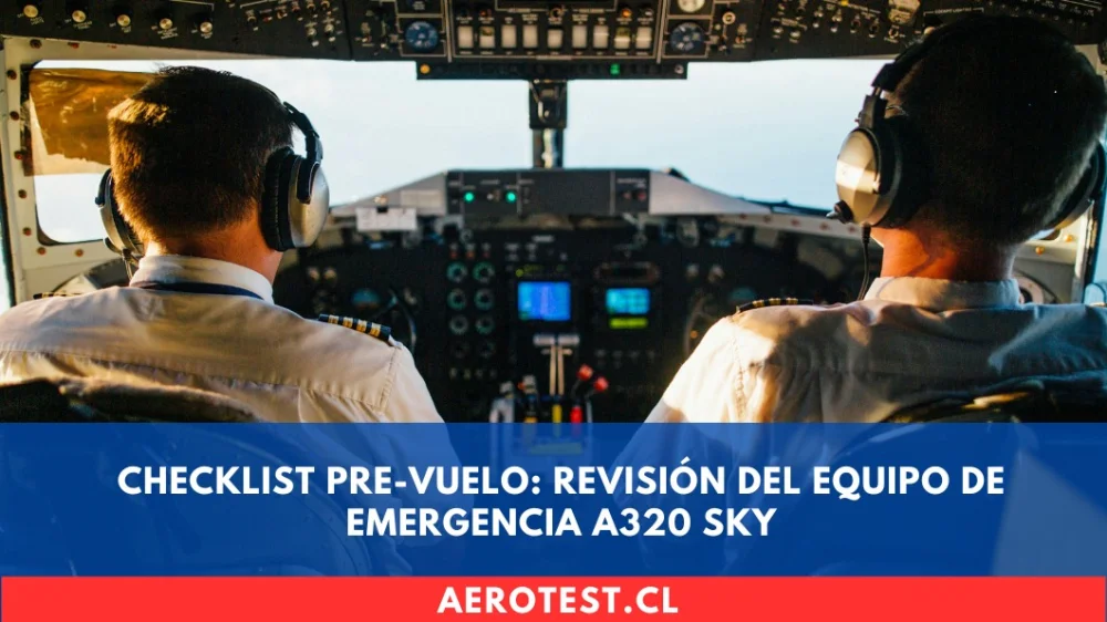 Checklist Pre-Vuelo: Revisión del Equipo de Emergencia A320 SKY