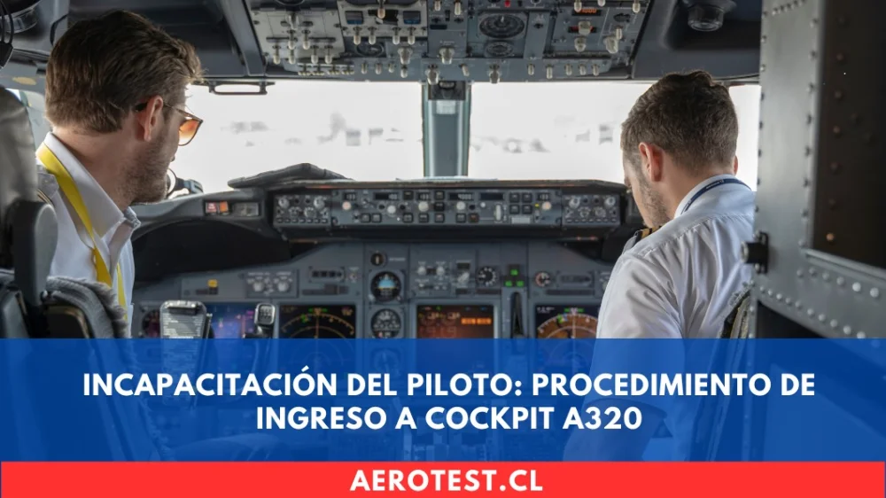 Incapacitación del Piloto: Procedimiento de Ingreso a Cockpit A320