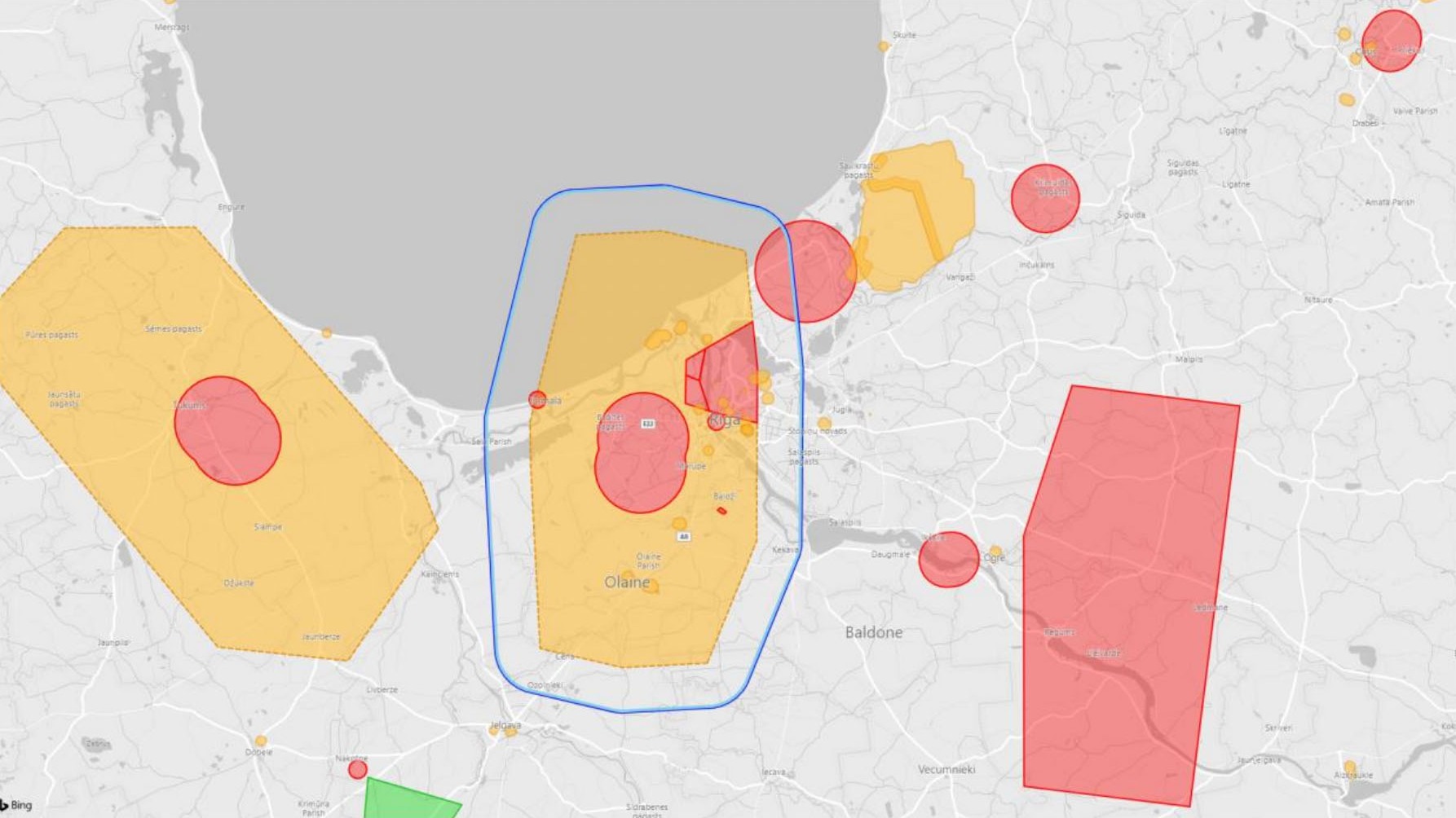 ¿Cuál es el objetivo del sistema de “geocercas” (geofencing) en un RPA?