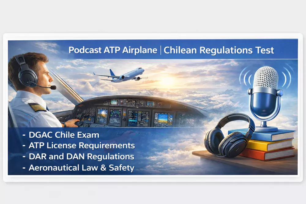 Podcast ATP Airplane | Chilean Regulations Test