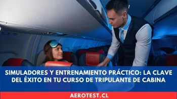 Simuladores y entrenamiento práctico: La clave del éxito en tu curso de Tripulante de Cabina en Chile
