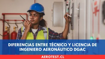 Diferencias entre Técnico y Licencia de Ingeniero Aeronáutico DGAC