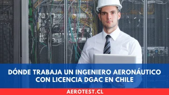 Dónde trabaja un Ingeniero Aeronáutico con licencia DGAC en Chile