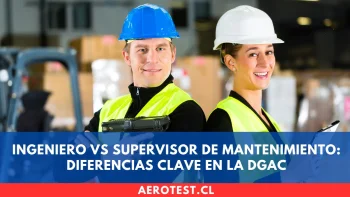 Ingeniero vs Supervisor de Mantenimiento: diferencias clave en la DGAC