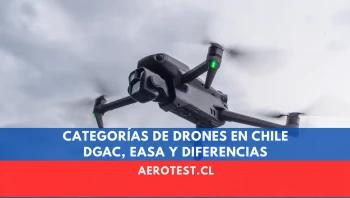Categorías de drones en Chile: DGAC, EASA y diferencias