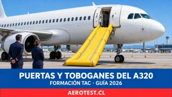 Puertas y toboganes del A320: formación TAC y DGAC