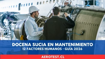 Docena Sucia en mantenimiento: 12 factores humanos