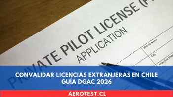 Convalidar licencias FAA o europeas en Chile: guía DGAC 2026