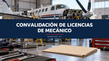 Convalidación de licencias FAA y Part-66 para mecánicos en Chile 2026