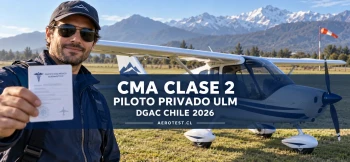 Certificación médica para piloto ULM: CMA Clase 2 Chile 2026